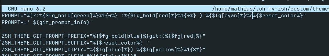 Theme configuration